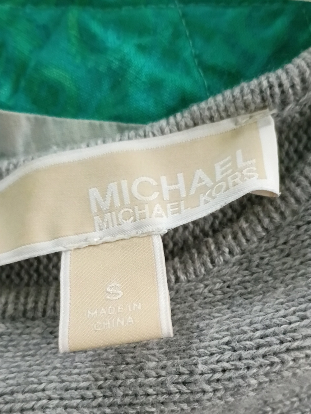 MICHAEL Michael Kors Light Gray Crewneck Sweater